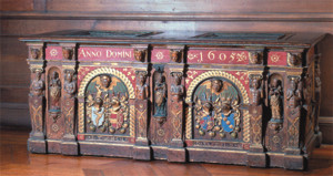 Renaissance furniture coffin Denmark