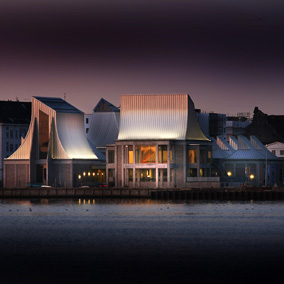 utzon center Aalborg by Jørn Utzon Denmark